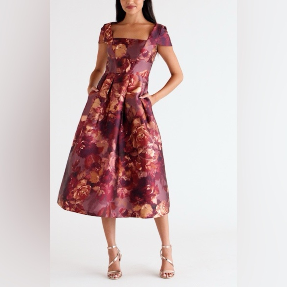 Tierney Floral Midi Dress - Picture 5 of 6
